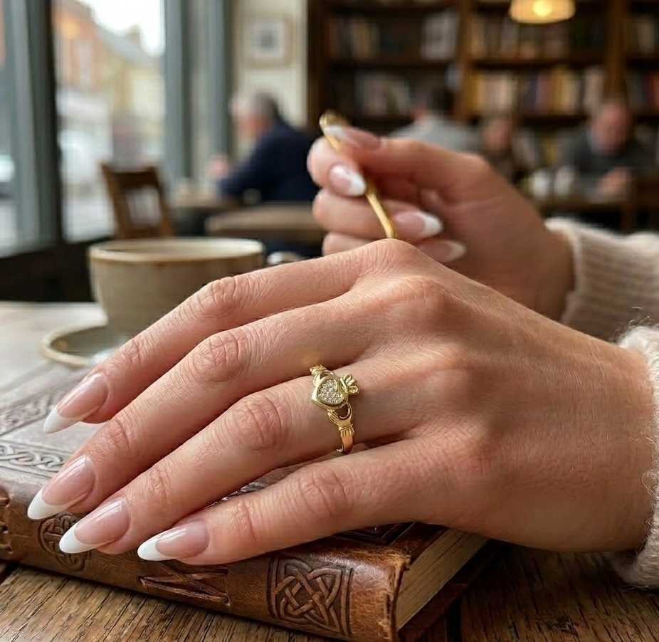 9ct Gold Claddagh Ring – CL33