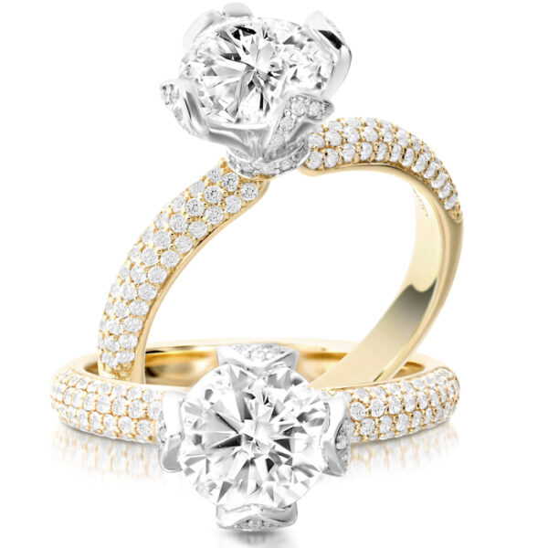 9ct-Gold-CZ-Dress-Ring-R346SETFC