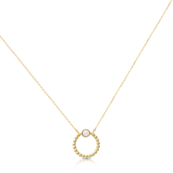 9ct-Gold-CZ-Circle-Pendant-P63