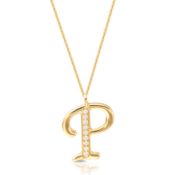 9ct-Gold-CZ-Letter-P-Pendantt-INITIAL-P