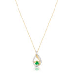 9ct-Gold-CZ-Pendant-P69G