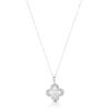 9ct-White-Gold-CZ-Floral-Pendant-P68W