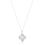 9ct-White-Gold-CZ-Floral-Pendant-P68W