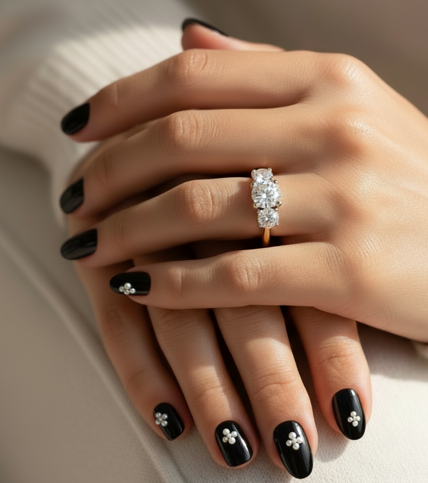 18ct Gold Diamond Engagement Ring-DPL722