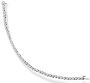 18ct White Gold LAB Grown Diamond Bracelet-DPL650W
