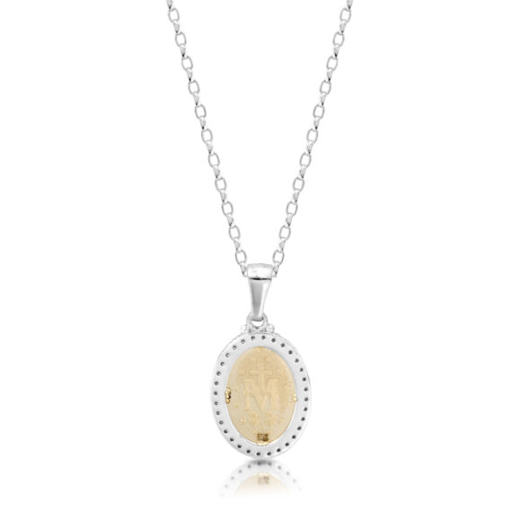 9ct Gold Miraculous Medal pendant-MM20B