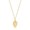 9ct Gold Miraculous Medal pendant-MM23
