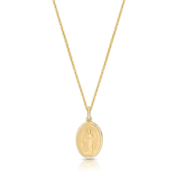 9ct Gold Miraculous Medal pendant-MM23