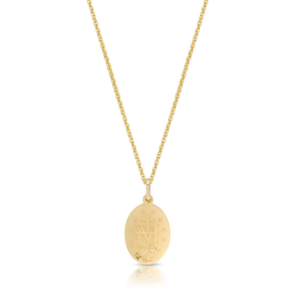 9ct Gold Miraculous Medal pendant-MM23B