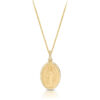 9ct Gold Miraculous Medal pendant-MM24