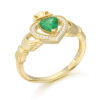 9ct Gold Claddagh Ring-CL57