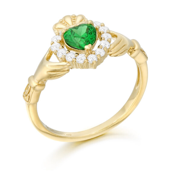 9ct Gold Claddagh Ring CL62