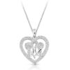 Silver CZ Celtic pendant-SP013