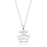 Silver CZ Celtic pendant-SP033