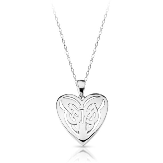 Silver Celtic Heart pendant-SP029