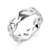 Silver Celtic Wedding Ring-S1518