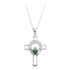 Silver Claddagh Cross-SC125G