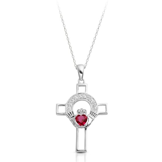 Silver Claddagh Cross-SC125R