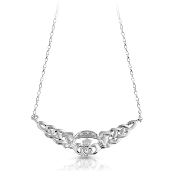 Silver Claddagh Pendant-SP01