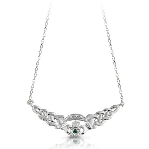 Silver Claddagh Pendant-SP01G