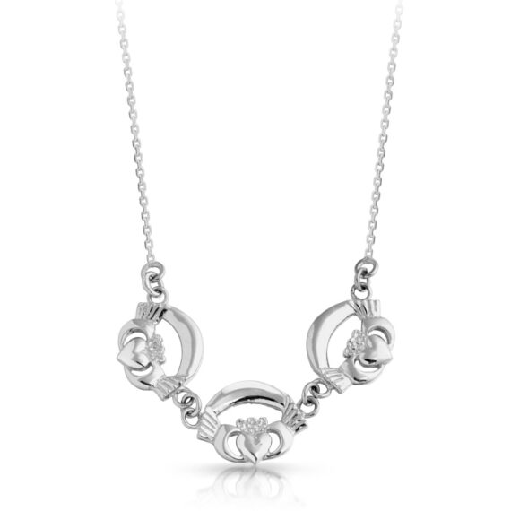 Silver Claddagh Pendant-SP02