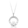 Silver Claddagh Pendant-SP025