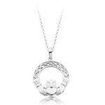 Silver Claddagh Pendant-SP025