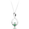 Silver Claddagh Pendant-SP055G