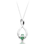 Silver Claddagh Pendant-SP055G
