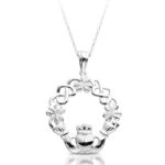 Silver Claddagh Pendant-SP056