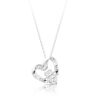Silver Claddagh Pendant-SP058CZS