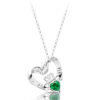 Silver Claddagh Pendant-SP058G