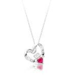 Silver Claddagh Pendant-SP058RS