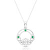 Silver Claddagh Pendant-SP061