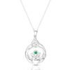 Silver Claddagh Pendant-SP062