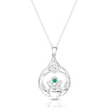 Silver Claddagh Pendant-SP062