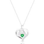 Silver Claddagh Pendant-SP064