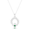 Silver Claddagh Pendant-SP066