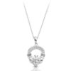 Silver Claddagh Pendant-SP188