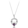 Silver Claddagh Pendant-SP188A