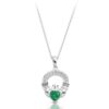 Silver claddagh Pendant-SP188G