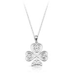 Silver Shamrock pendant-SP032