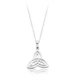 Silver Trinity Knot Celtic Pendant-SP028