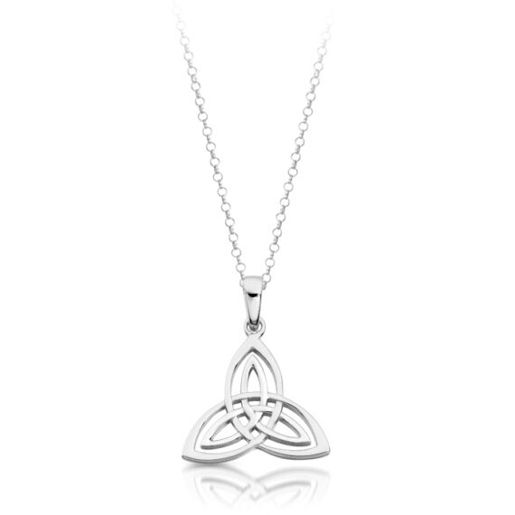 Silver Trinity Knot Celtic Pendant-SP028