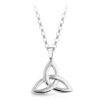 Silver Trinity Knot Celtic Pendant-SP05