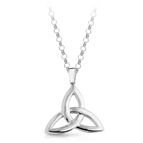 Silver Trinity Knot Celtic Pendant-SP05