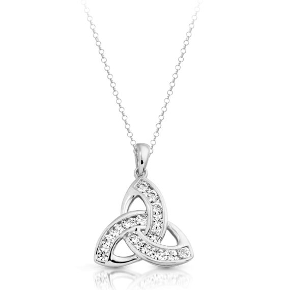 Silver Trinity Knot Celtic pendant-SP012