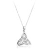 Silver Trinity Knot Celtic pendant-SP08