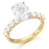 18ct Gold Lab Diamond Engagement Ring-DPL767