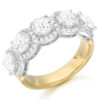 18ct Gold Lab Diamond Wedding Ring-DPL776